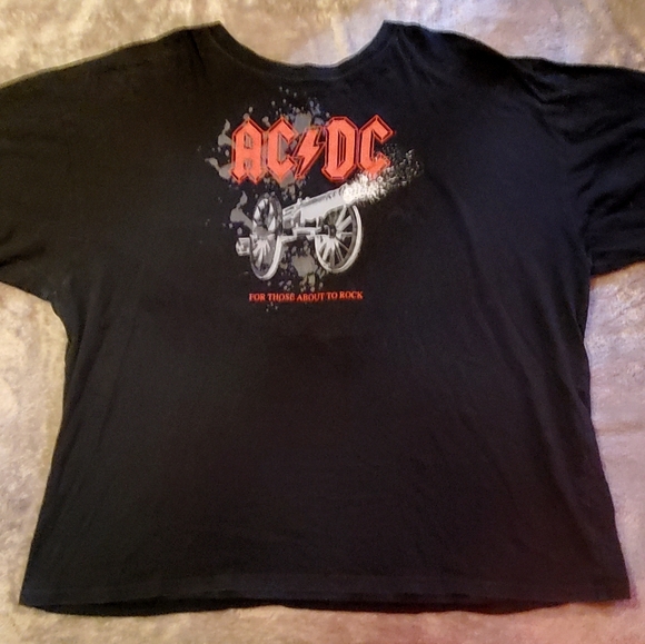 Rockware | Shirts | Rockware Acdc For Those About To Rock Tshirt Early ...
